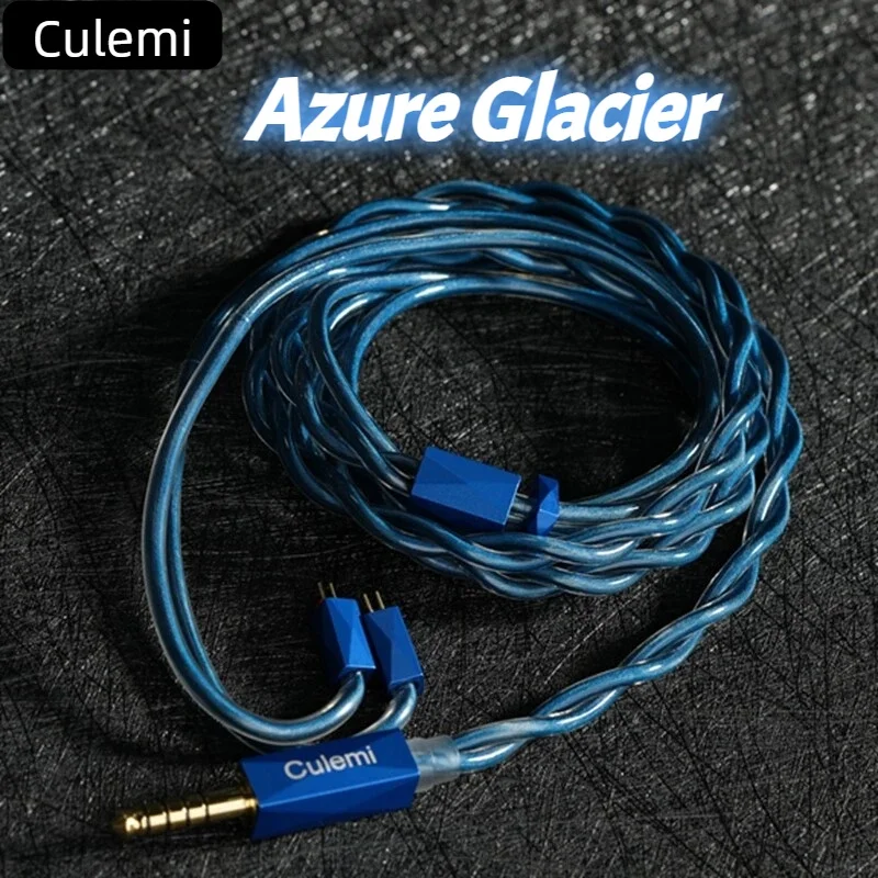 Culemi-06 In-Ear Headphone Upgrade Cable with 2.5/3.5/4.4 Balanced MMCX/2PIN IE900 Compatible with Delci Explorer MagicOne