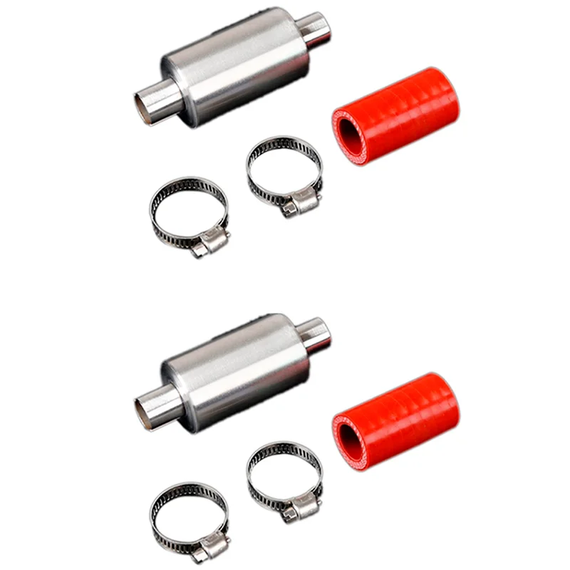 2X New Exhaust Tuned Pipe Muffler For 1/5 HPI KM Rovan Baja 5B 5T 5SC 5SS RC Boat Parts RC Boat Muffler