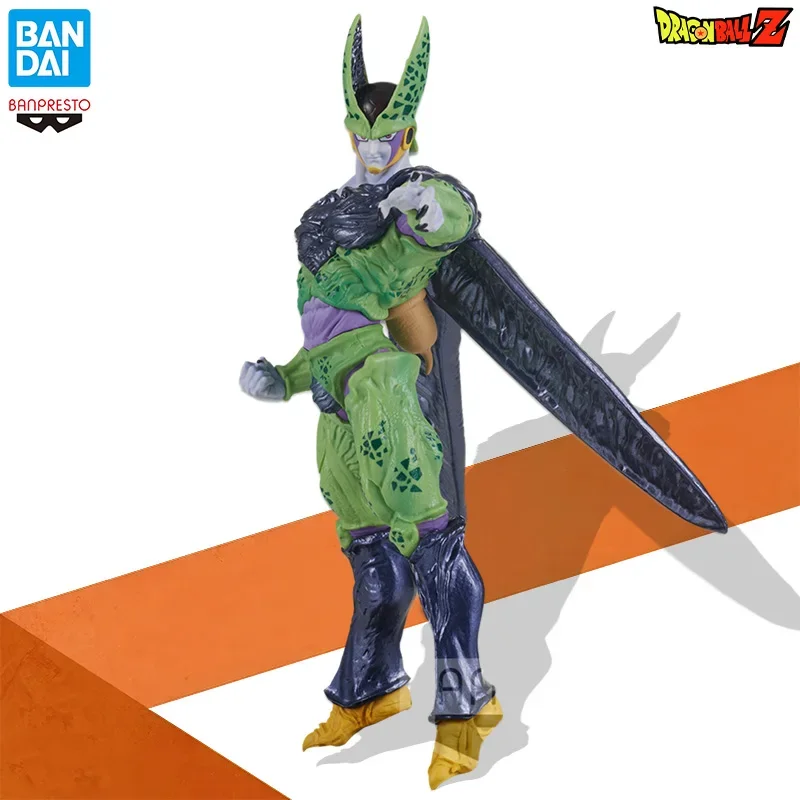 Original Bandai Banpresto World Figure Colosseum Anime Dragon Ball Z Shin Budokai Cell Action Figure Collection Model Toy Gift