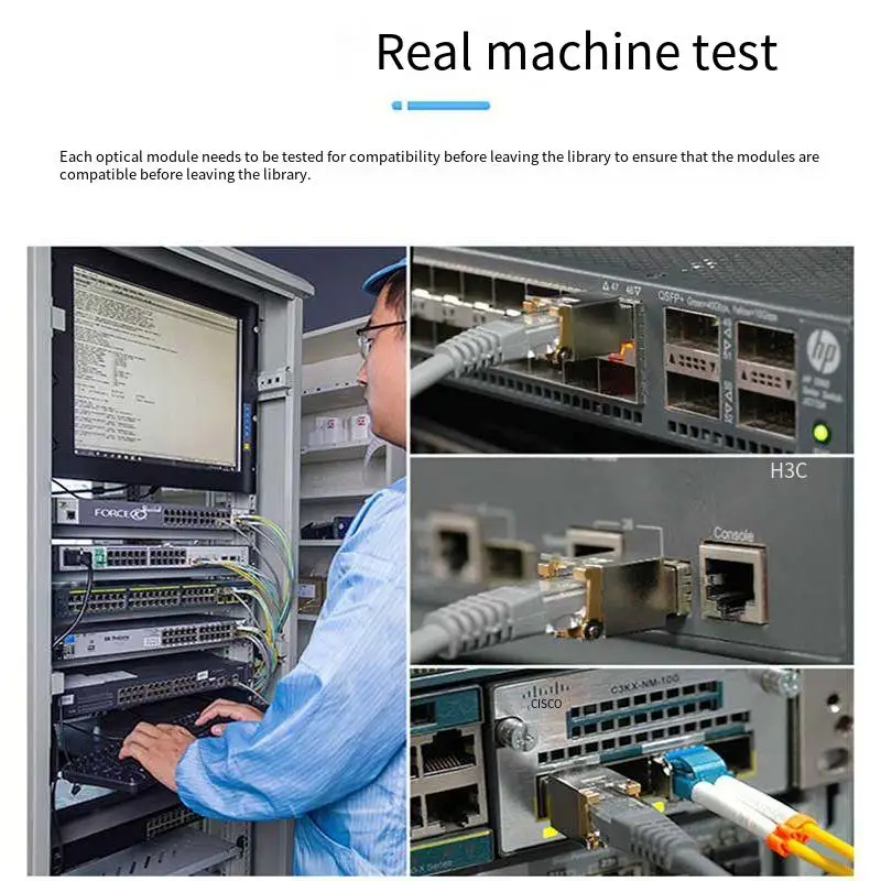 Moduł światłowodowy SFP Port Ethernet Moduł RJ45 Złącze przełącznika 1000BASE-T Miedź Kompatybilny z Cisco/Mikrotik Gigabit Ethernet Sw