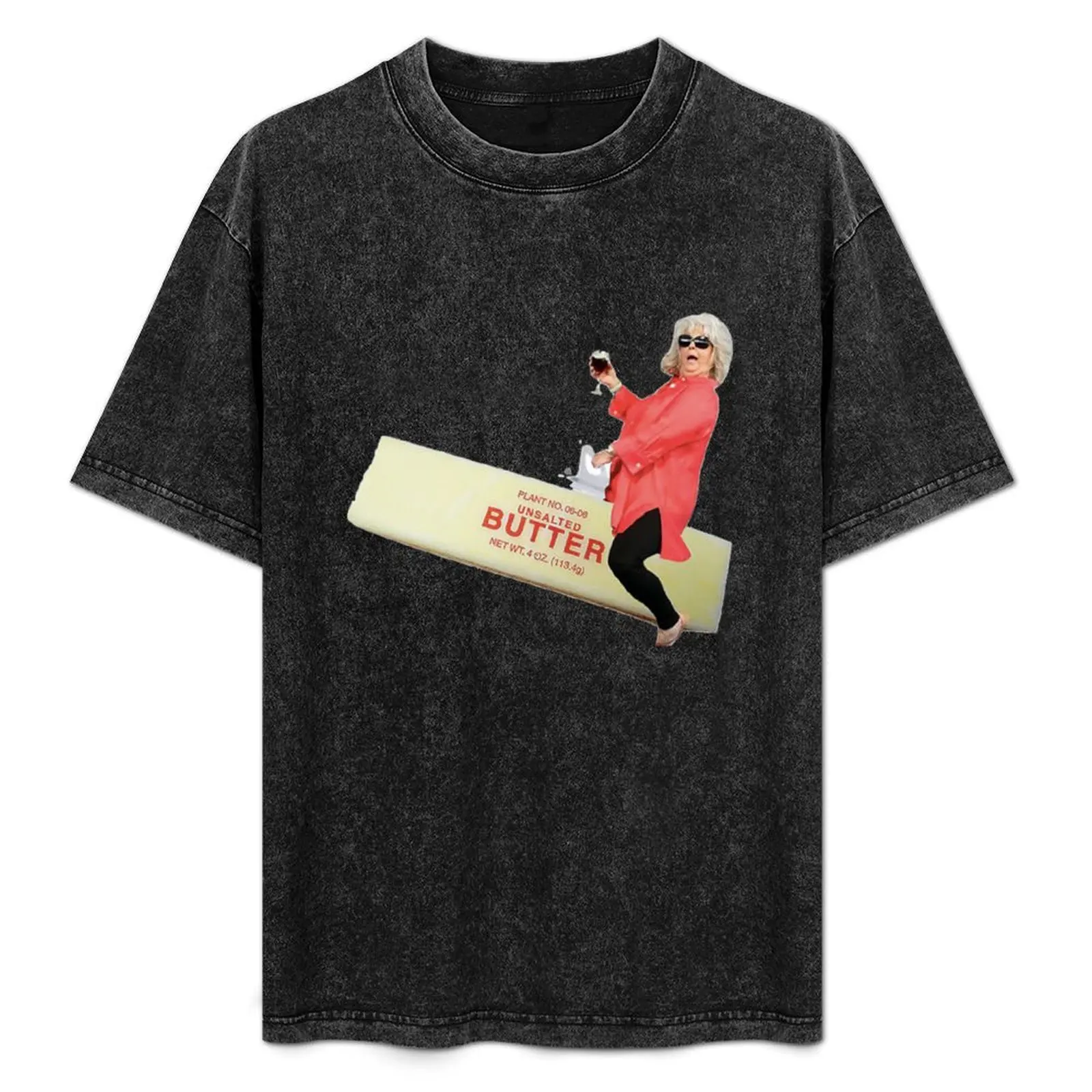 

paula Deen Butter Stick T-Shirt Casual Graphic Print Tee