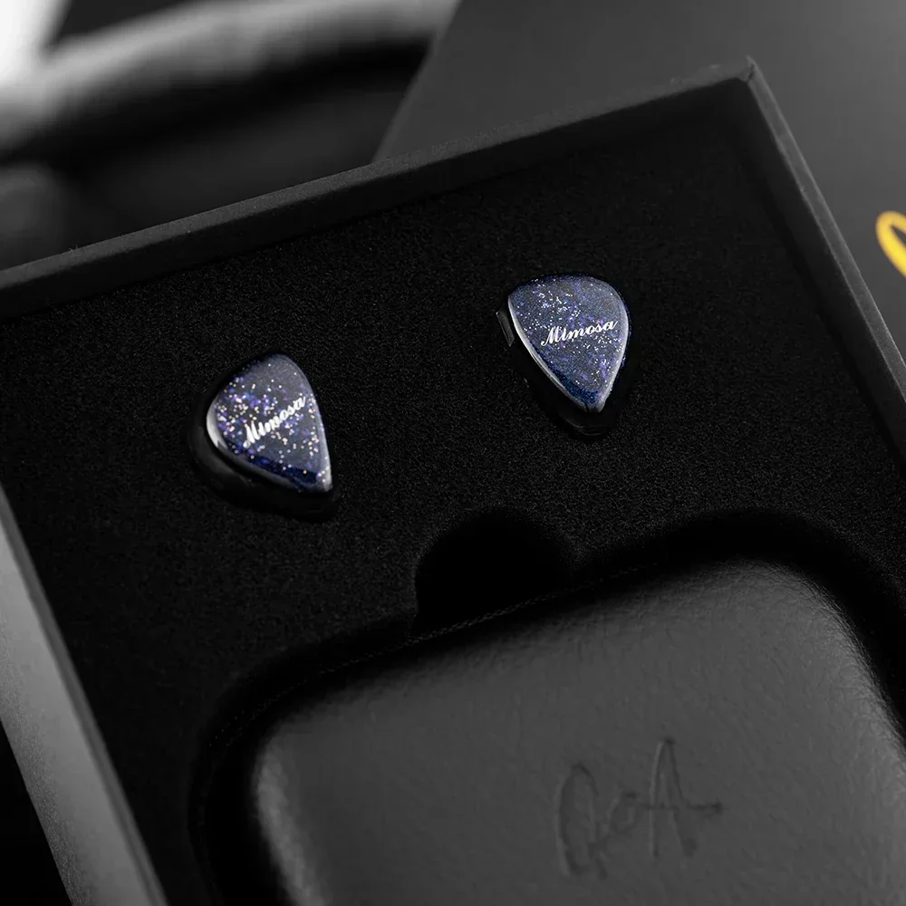 QoA Mimosa 1 DD +1 Planar IEMs In Ear HIFI Wired Earphone Music Monitor Headphone with 0.78 2pin Cable 3.5/4.4mm Plug