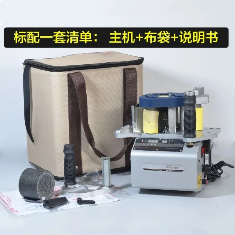 BR500 Portable Special-shaped Edge Banding Machine Curve Haute Couture Small Rubber Line Manual Pvc Edge Banding Machine