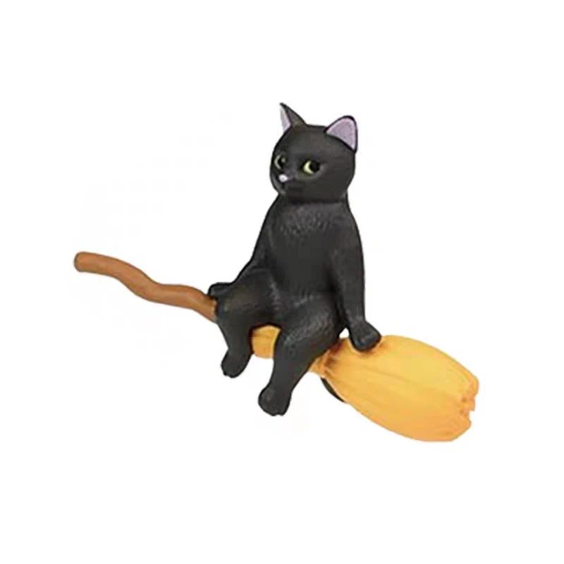 動物 飛行するアプサラス ほうき ガシャポン かわいい 創造性 絶妙なアクションフィギュア 新品