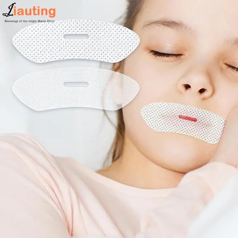 30Pcs Anti-Snoring Stickers For Adult Night Sleep Lip Nose Breathing Improving Patch Mouth Correction Sticker Tape