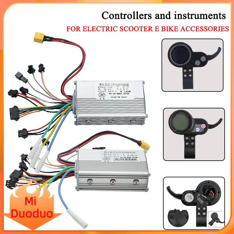 JP 36V 19A 48V 25A Electric Scooter Controller Display for 36/48V Dual Motor E Scooter E Bike Electric Board Use for FLJ Scooter