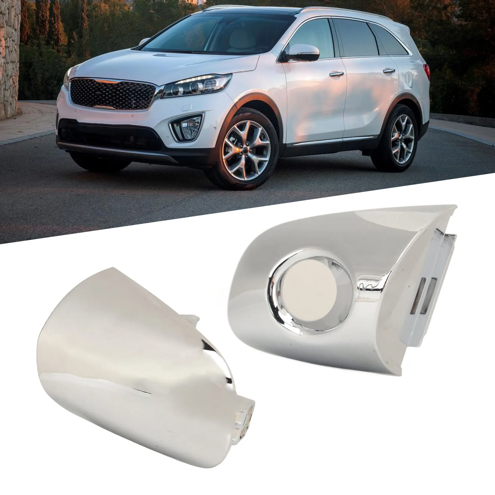 Exterior Door Handle Cover 82652 C5010 Outside Door Handle Cap Replacement for Kia Sorento 2.0L 2.4L 3.3L 2016 to 2020