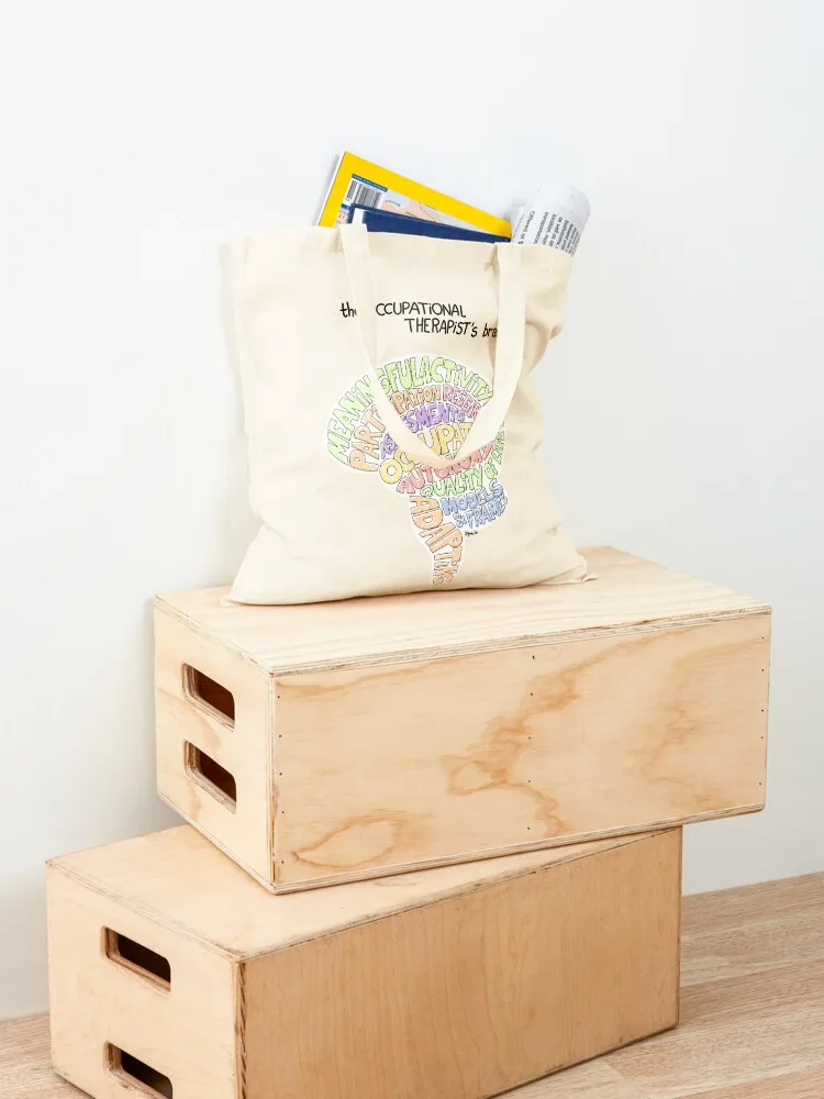 المهنية المعالج الدماغ حمل حقيبة قماش حقيبة المتسوق حقيبة امرأة حمل مخصصة حمل المرأة #4