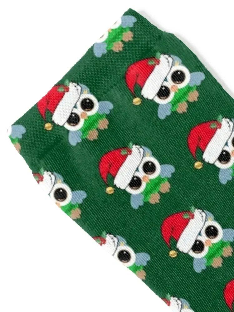 Cute Christmas Owl Socks Heating sock gym kids luxe Boy Child Socks Women's