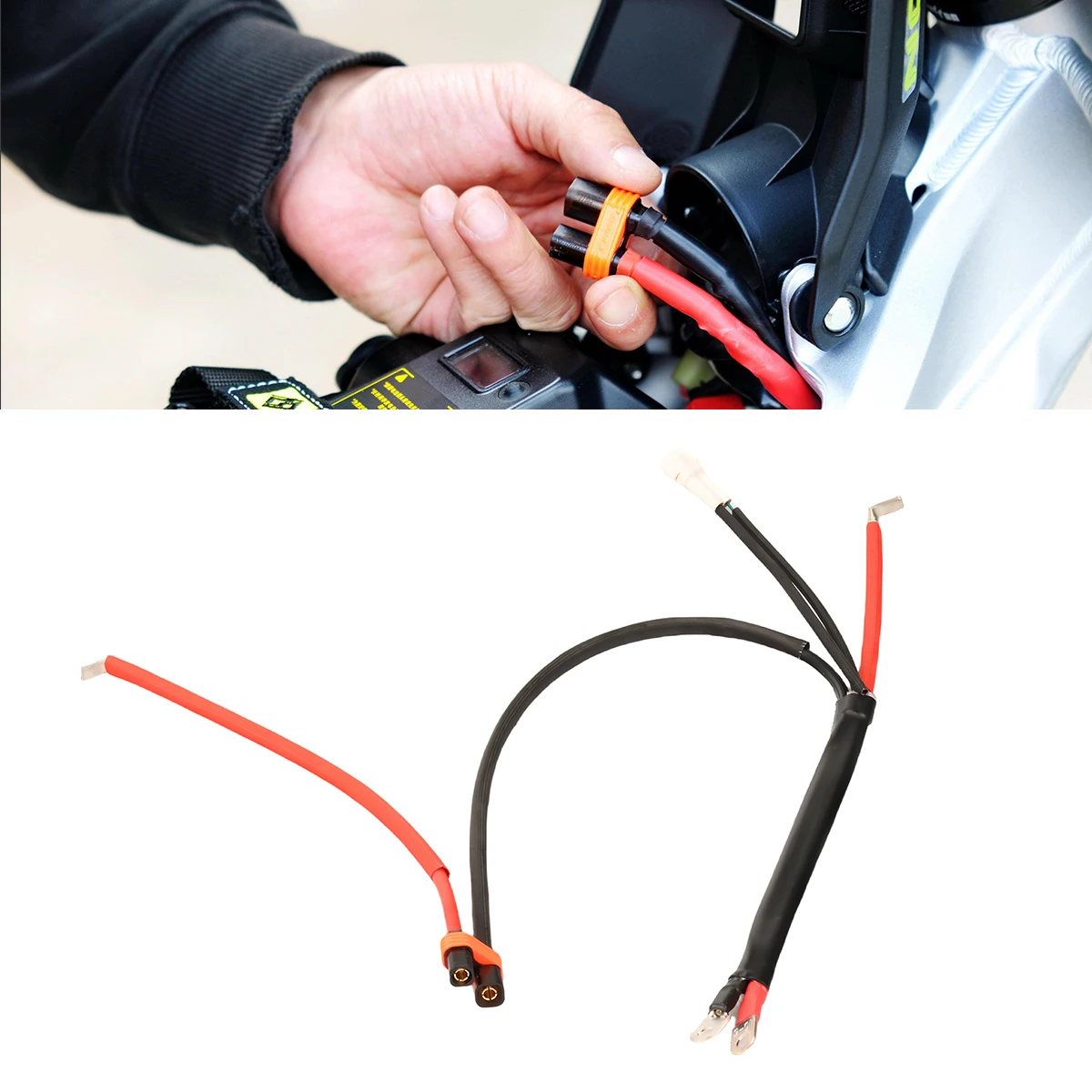 AliExpress XCMT Main Battery Cable For Surron Lightbee light bee S/X Power Cord Connector Wiring Motorcycle Resistant Parts Electric Dirt Bike