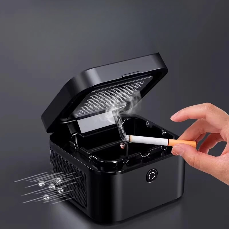 Smokeless ashtray smart home anti-fly high-end atmosphere
