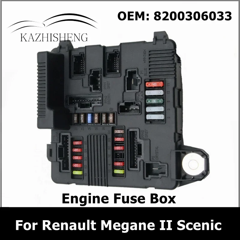 8200306033 Engine Fuse Box for Renault Megane II Scenic 8200306032 5118399300 8200262385