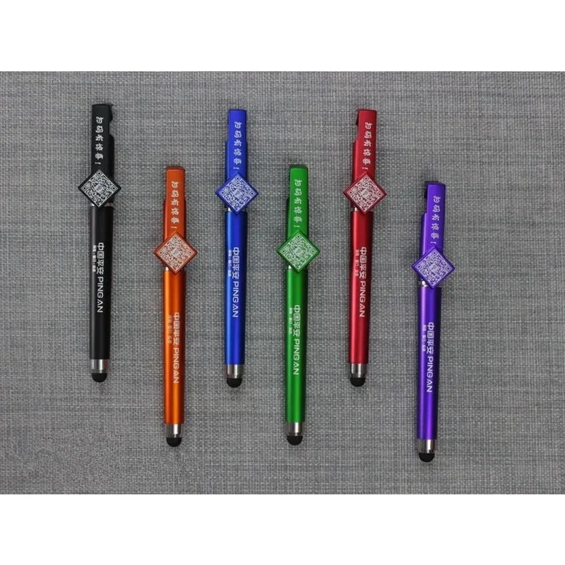 4Pcs/lot New Listing 3 In 1 Gel Ink You Can Write Multi-function Touch Pen Make Mobile Phone Bracket