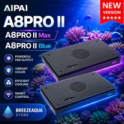 A8pro Blue II Max 240W Full Spectrum WiFi APP Controlled Coral LED Light Reef Marine Aquarium Light with CREE LED Beads