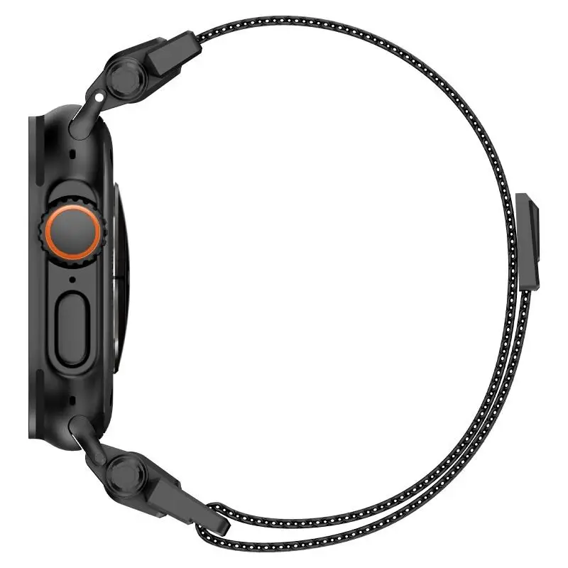 Apple Watch Ultra 2 3 49mm、Apple Watch Band Series 11 10 46mm、SE3 9 8 45MM 44MM 42MM対応 マグネット式ミラネーゼループバンド