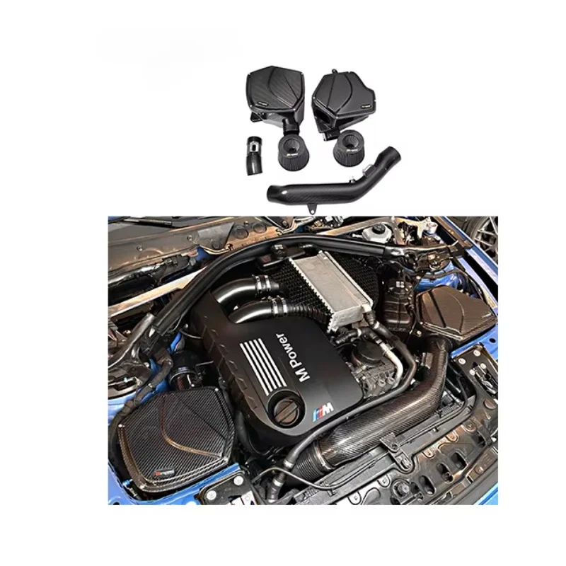 

Real Car Data Development Dry Carbon Fiber Cold Air Intake System for M2C Competition F87 M3 F80 M4 F82 S55 3.0T