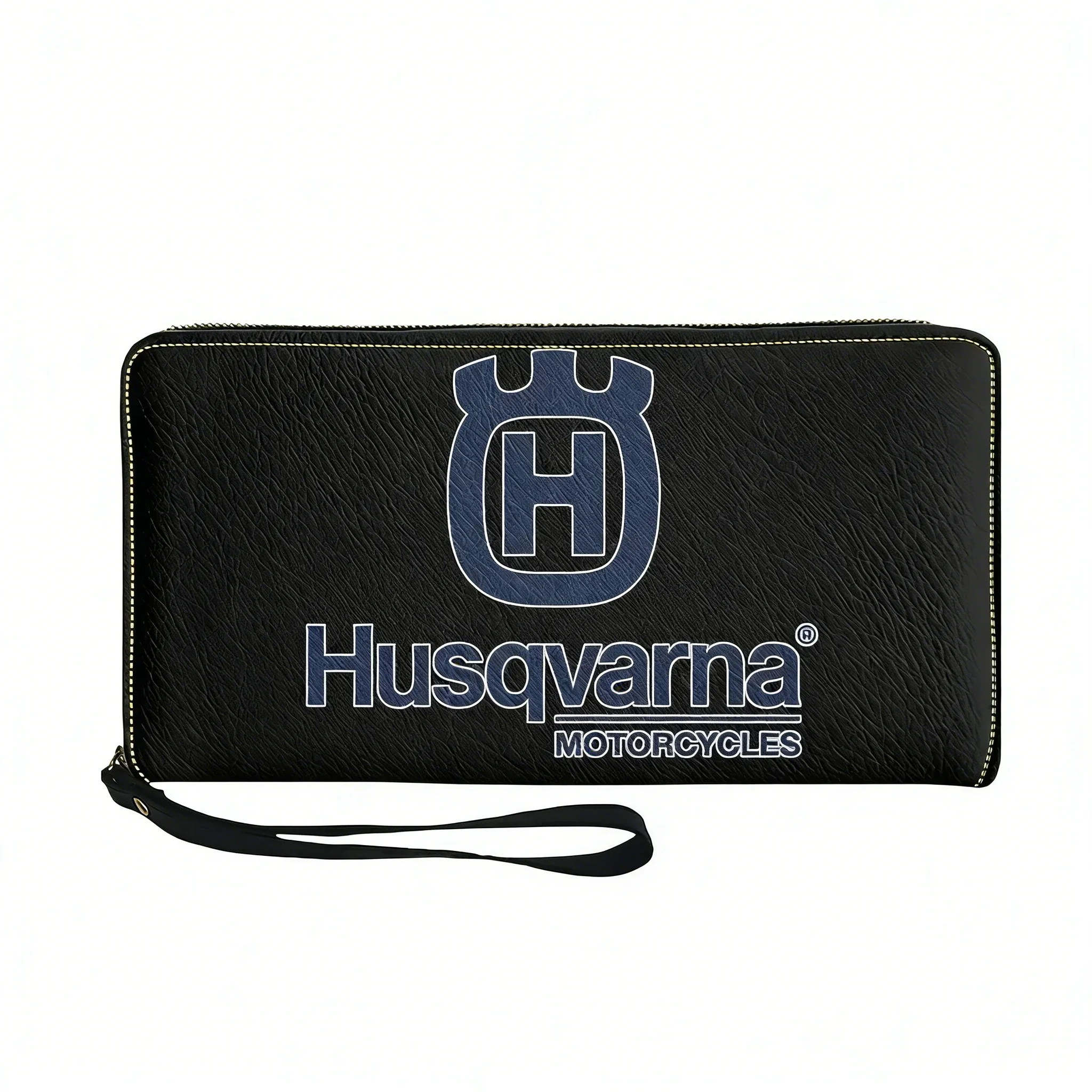 

Кошельки Husqvarna Group Custom Purse для мужчин, женщин и подростков, длинные кошельки на молнии с двойным принтом, портативный кошелек, подарочная сумка