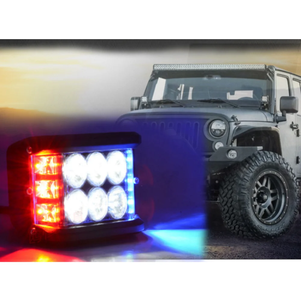 

12 В 45 Вт точечные прожекторы куб рабочие противотуманные фары водонепроницаемые для автомобиля вспомогательные светодиодные прожекторы светодиодные фары дальнего света