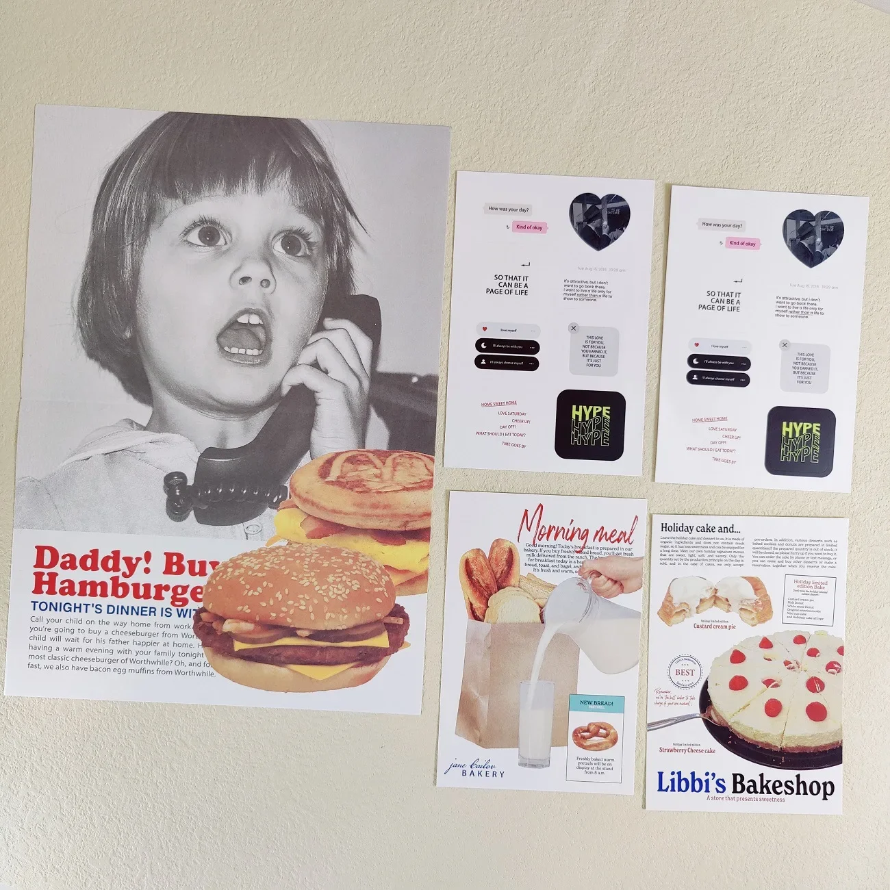 شخصيات OAB الكورية 202hosil مجلة ذات المناظر الطبيعية الخلابة ريترو سكرابوكينغ ملصق المواد التصوير ملصق حزمة الحرف اليدوية