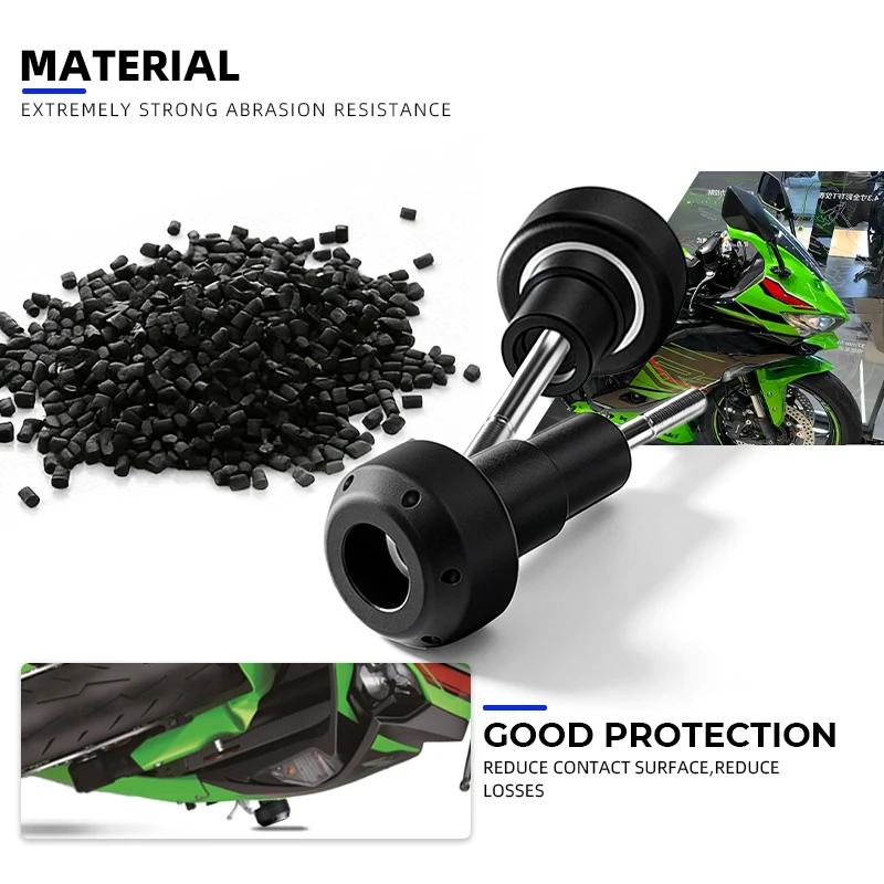 ZX6R No Logo Frame Engine Crash Accessories For ZX6R Performance 2019 2020 2021 Motorcycle Frame Side Sliders Crash Protector