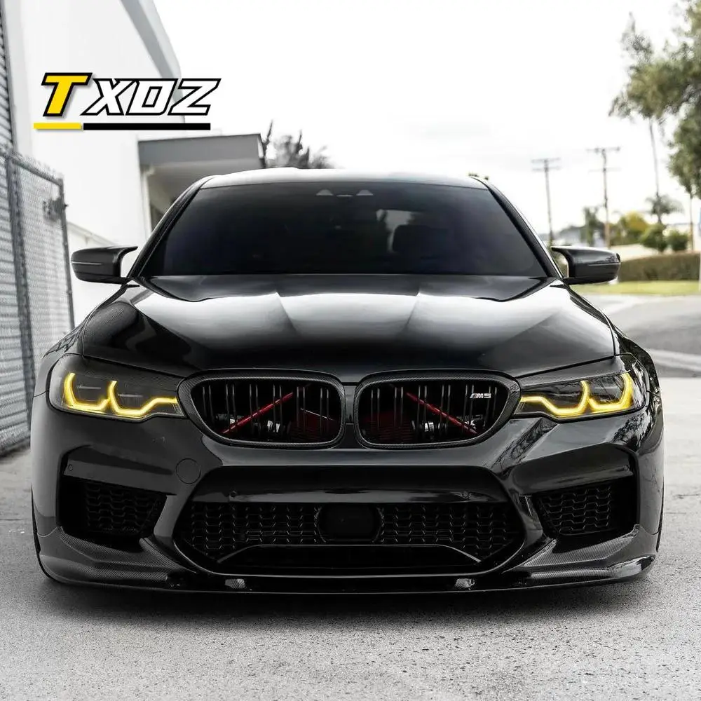 Yellow DRL For 2018 2019 BMW 5 series G30 530i G32 GT F90 M5 DRL Adaptive LED Headlight Angel Eyes Daytime Running lights