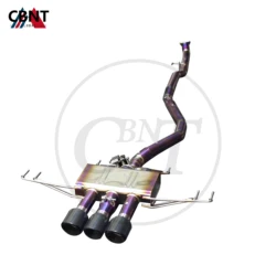 CBNT Valved Exhaust Catback Pipe for Honda Civic Type-R FK8 Exhaust-pipe with Valve Muffler High Quality Titanium Alloy