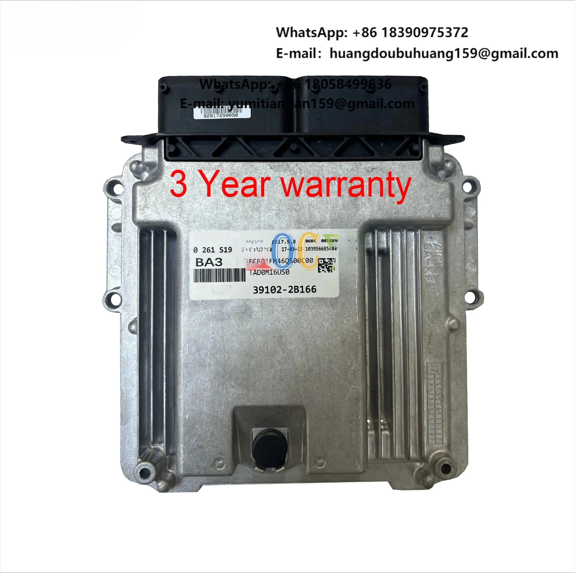

Высококачественный ЭБУ (ECU) для двигателя автомобиля KIA MEG17.9.8, номер детали 39102-2B166, 391022B166, 39102 2B166, ECM 0261S19251
