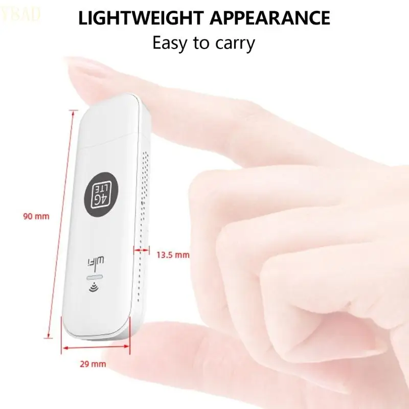 Y8AD Mobile Routers Portable Hotspot LTE Routers Mobile Wi -Fi 150 Мбит / с Wi -Fi Box с слотом для путешествия для