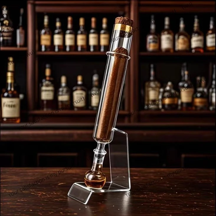 

Bar whiskey glass incense tube, flavoring and curing, incense moisturizing and mellowing display set