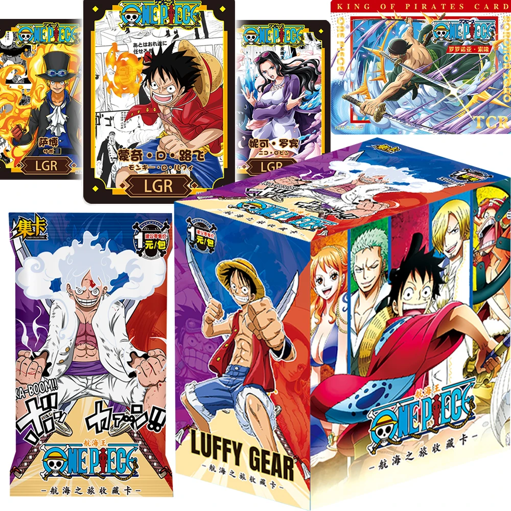 

Anime One Piece Collection Card Monkey D. Luffy Roronoa Zoro Sea Adventure Travel King of Pirates Cards Special Birthday Present