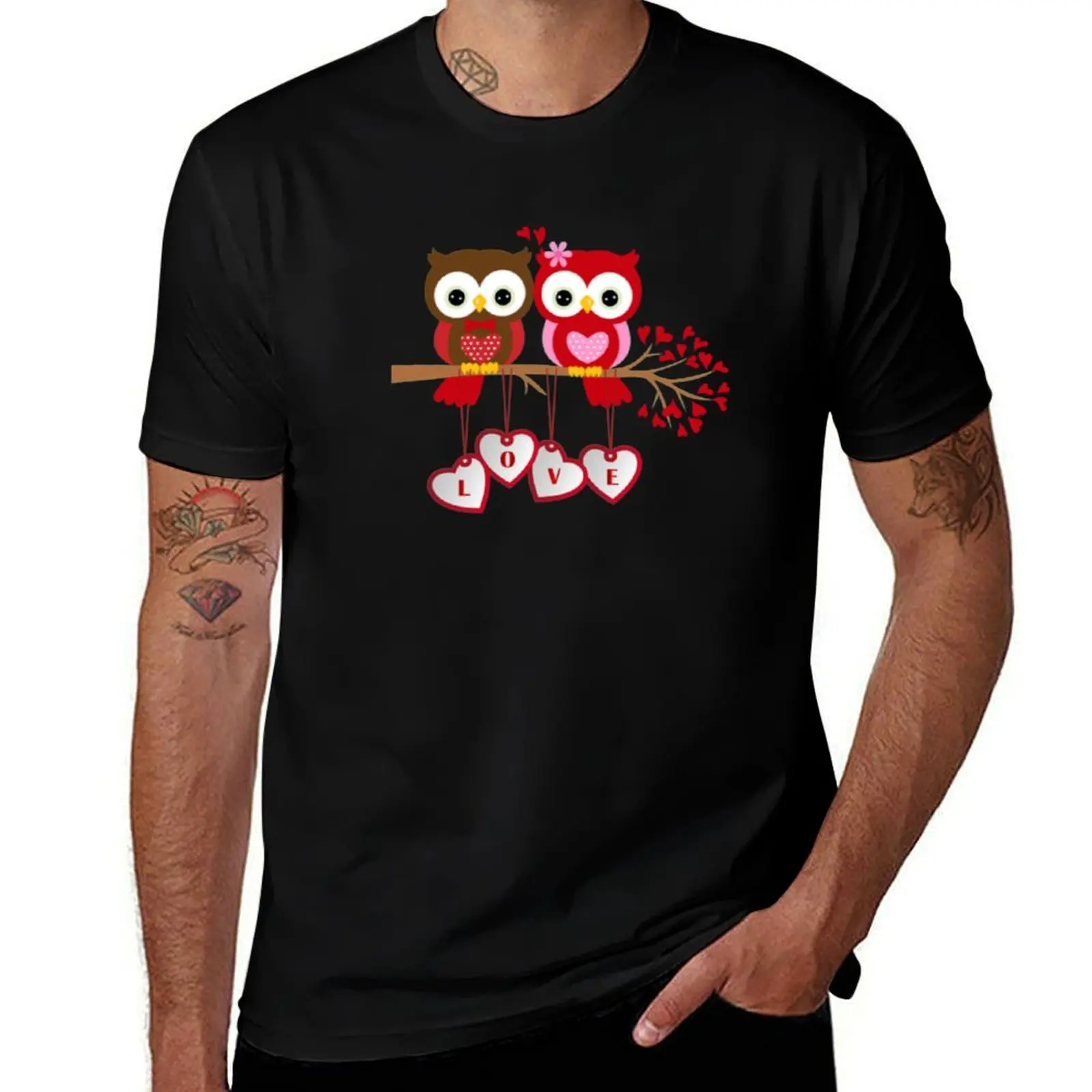 

Happy valentines day T-Shirt cotton t shirt man man t shirts cotton T-Shirt