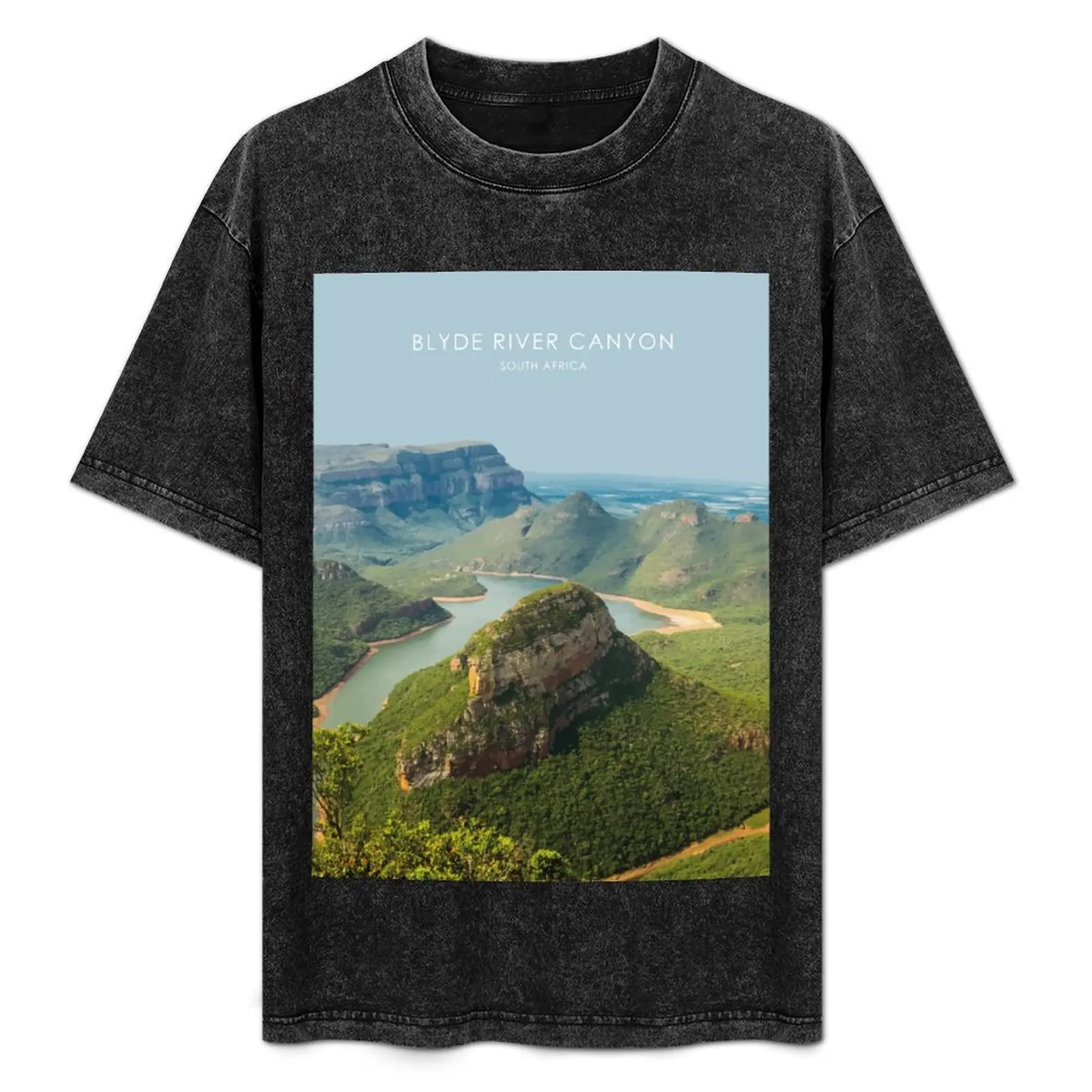 

Blyde River Canyon, South Africa Travel Artwork T-Shirt custom shirt summer tops Men's t shirts