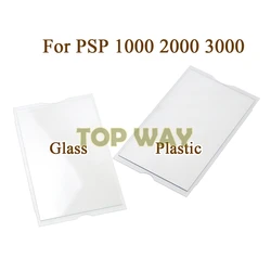 1PC For PSP1000 2000 PSP3000 LCD Screen Display Plastic Cover Len Panel For PSP Console Front Shell Cover Glass Len