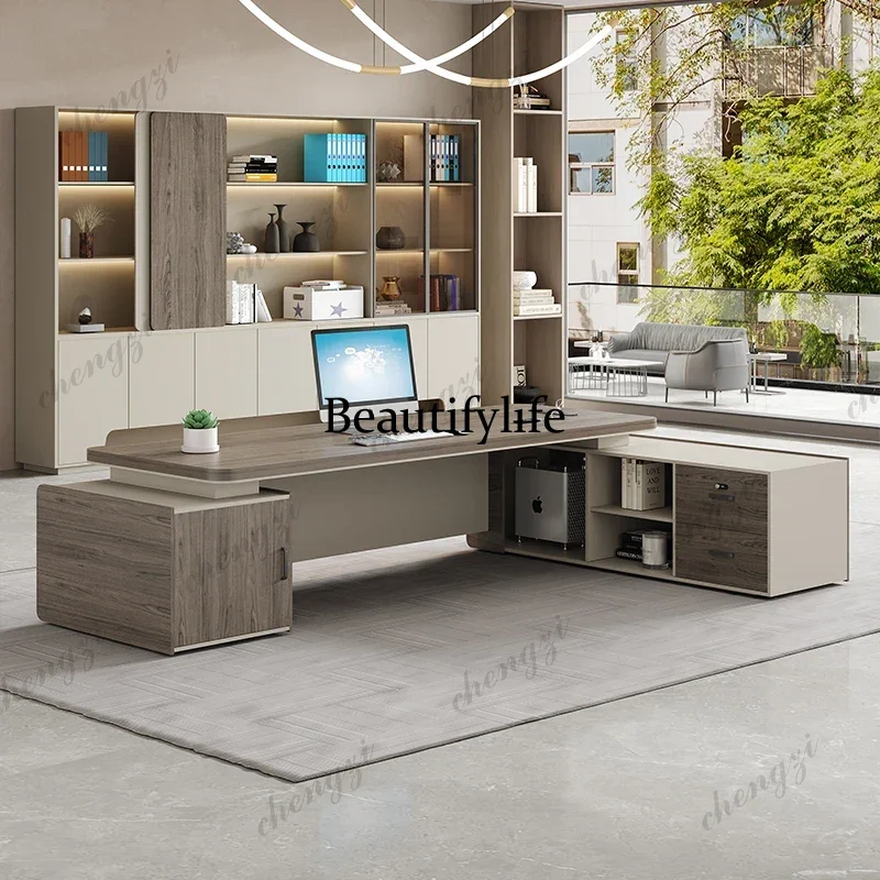 A73Work Organizer Computer Desks Reception Art High Quality Escritorio Computer Desks Modern Combination Escritorio Desk Furnitu