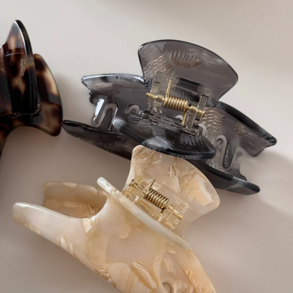 DuoShang новые 8 см геометрические ацетатные заколки для волос осень-зима ретро модные заколки для волос для женщин и девочек аксессуары для волос