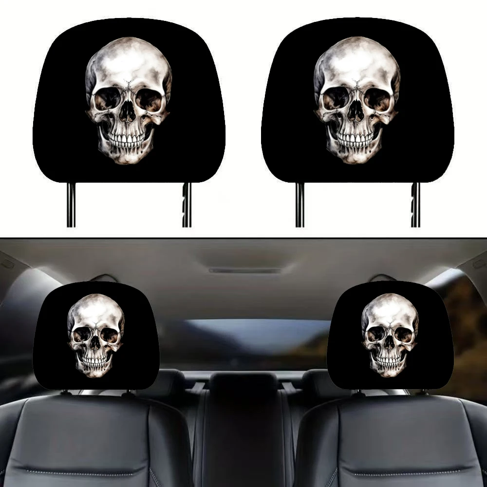 Car seat cushion headrest cover, black single-sided synthetic fiber in different styles, mature and stable