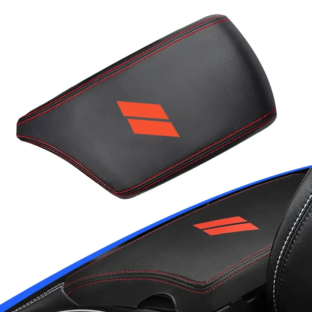 Für Dodge Challenger 2015-2023 Auto Armlehne Abdeckung Trim Auto Interior Center Konsole Anti-Scratch Protector Pad Auto zubehör – Detail 3