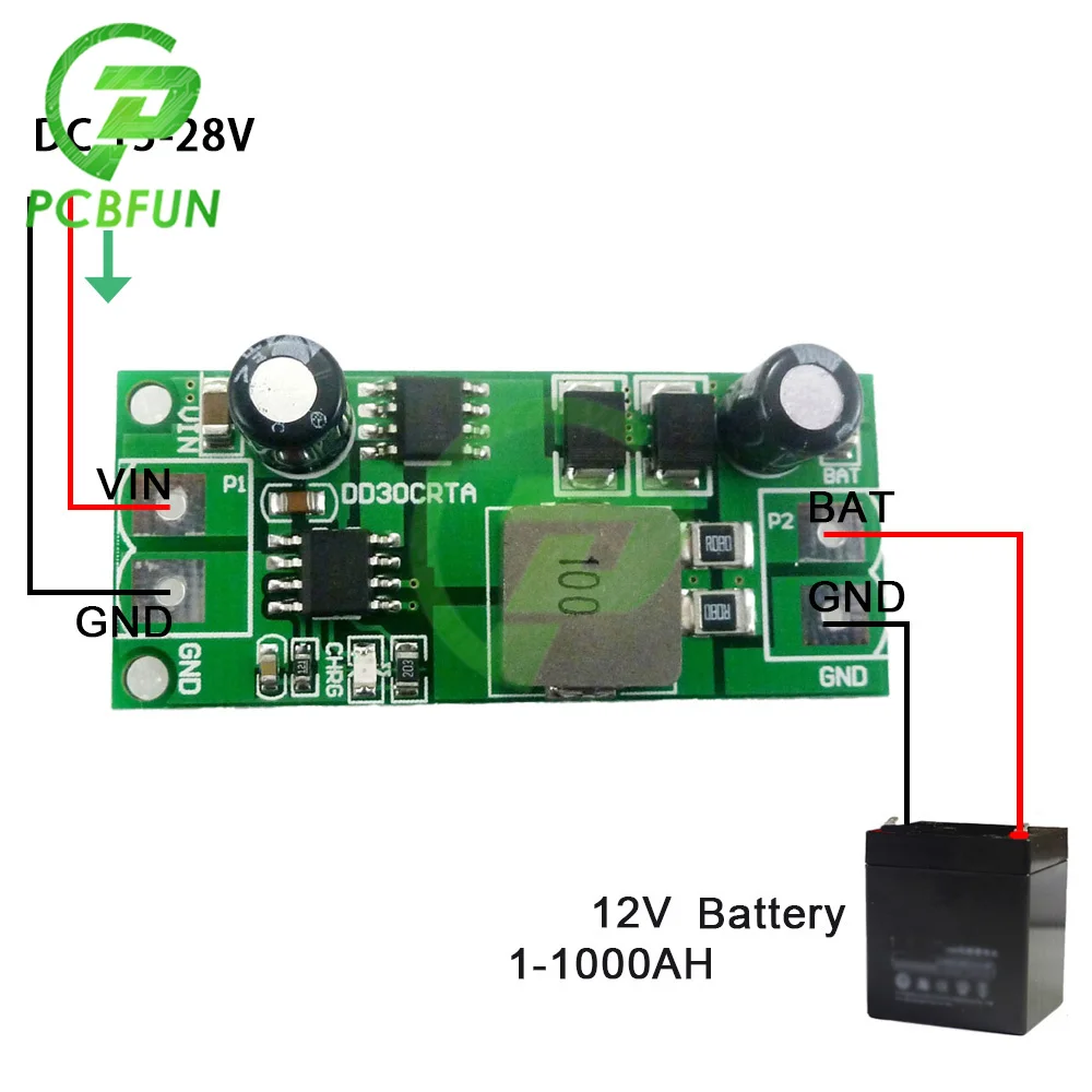 3A 12V 1-1000AH Battery Charger Module for UPS Mobile Load Speakers Car Solar Electric Bike Motorcycles Charging