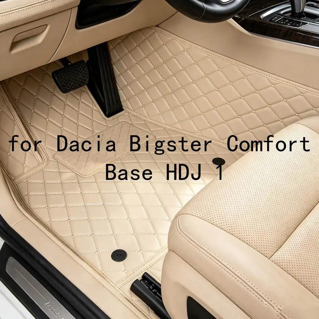 Auto 3D Maßgefertigte Fußmatten Komplettset Passend für Dacia Bigster Comfort Base HDJ 1.2 2025-heute 5-Sitzer Wasserdicht Rutschfest Verschleißfest Leder-Fußmatten Auto-Innenausstattung 7715