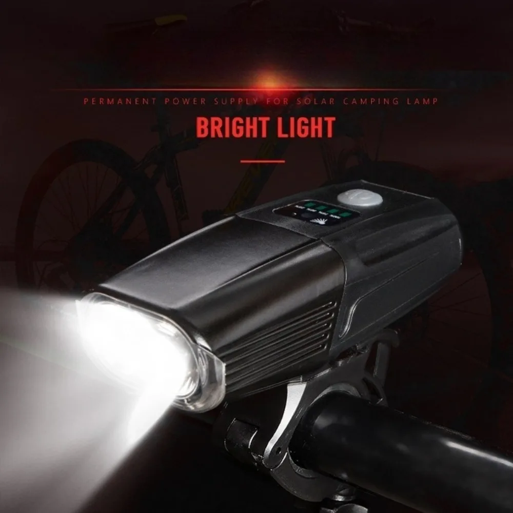 

USB Charging Aluminum Alloy Bicycle Light Strong Night Cycling Headlights Tail Lights Mountain Bike Riding