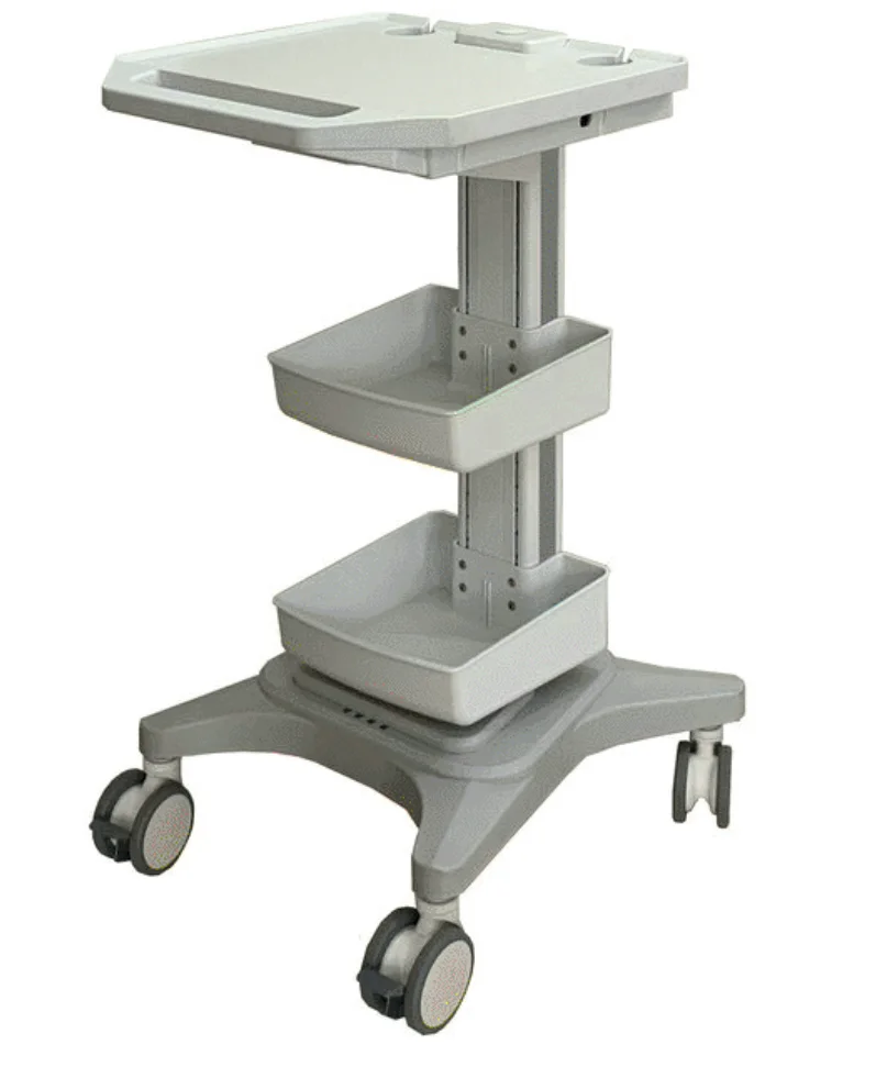 

GINEE MEDICAL Factory ABS Medical Cart Movable Computer Trolley For Hospital