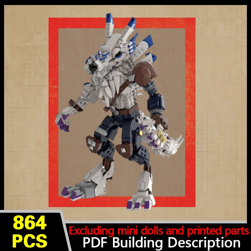 Popular Anime Battle Mecha Model MOC Building Bricks War Equipment Modular Technology Gifts Holiday Assemble Toys Suit Display