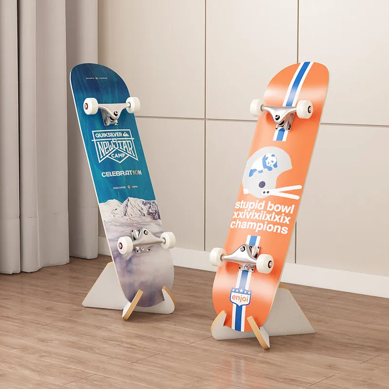 Double-warp Skateboard Storage Bracket Display Rack Land Surfboard Base Storage Rack Long Board Horizontal Bracket