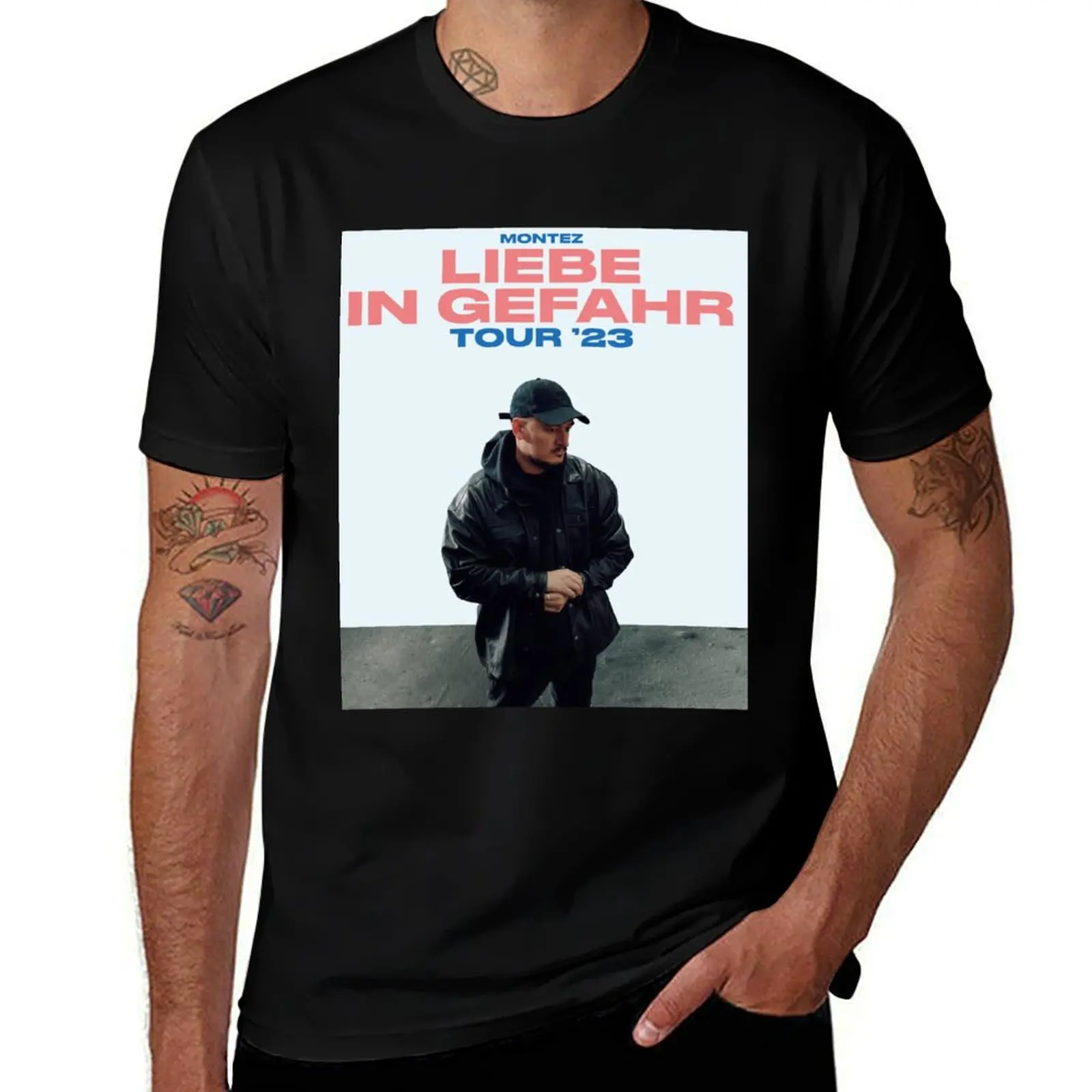 

MONTEZ - Liebe in Gefahr Tour 2023 T-Shirt vintage graphic tee oversized graphic tee graphic shirts mens designer clothes