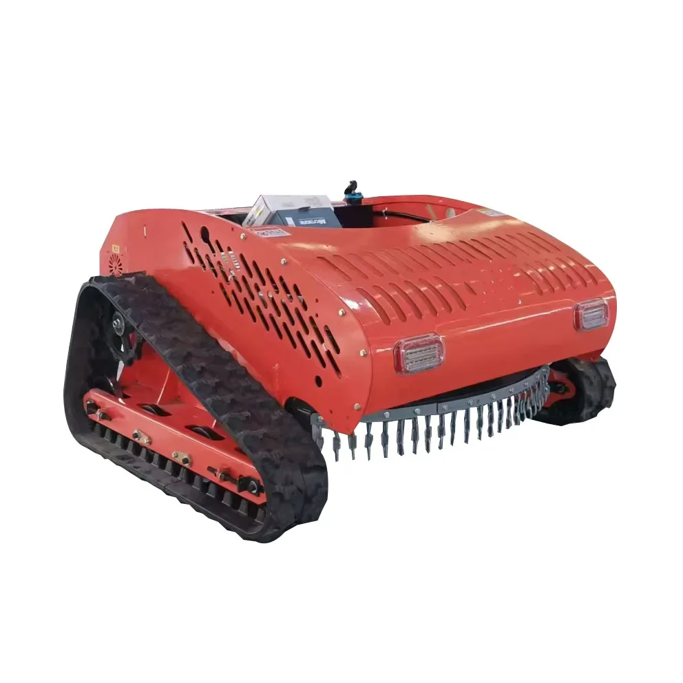 High efficient oline remote control robot lawn mower machines crawler-type grass cutter