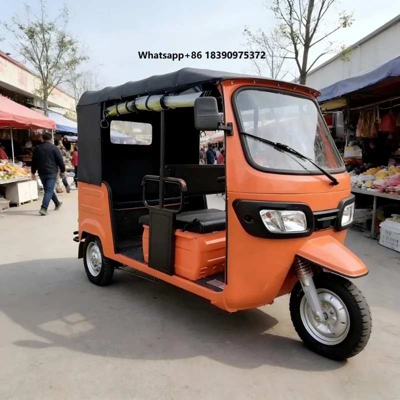 Tricycle Électrique Neuf 2026 à Carrosserie Fermée 5 Places pour Usage Commercial