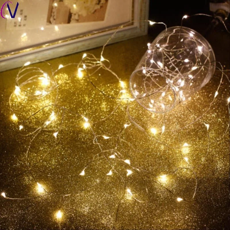 20M USB LED String Lights Copper Silver Wire Garland Light 5V Waterproof Fairy Lights Party Decoration For Christmas Wedding