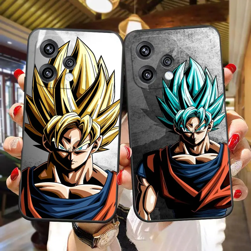 Чехол для телефона OPPO RENO 16 16F 15 15F 14 14F 13 13F 12 11 11F 10 8T 8 7 6 LITE TPU Funda Shell Cover D-Dragon Ball Guko Vegeta