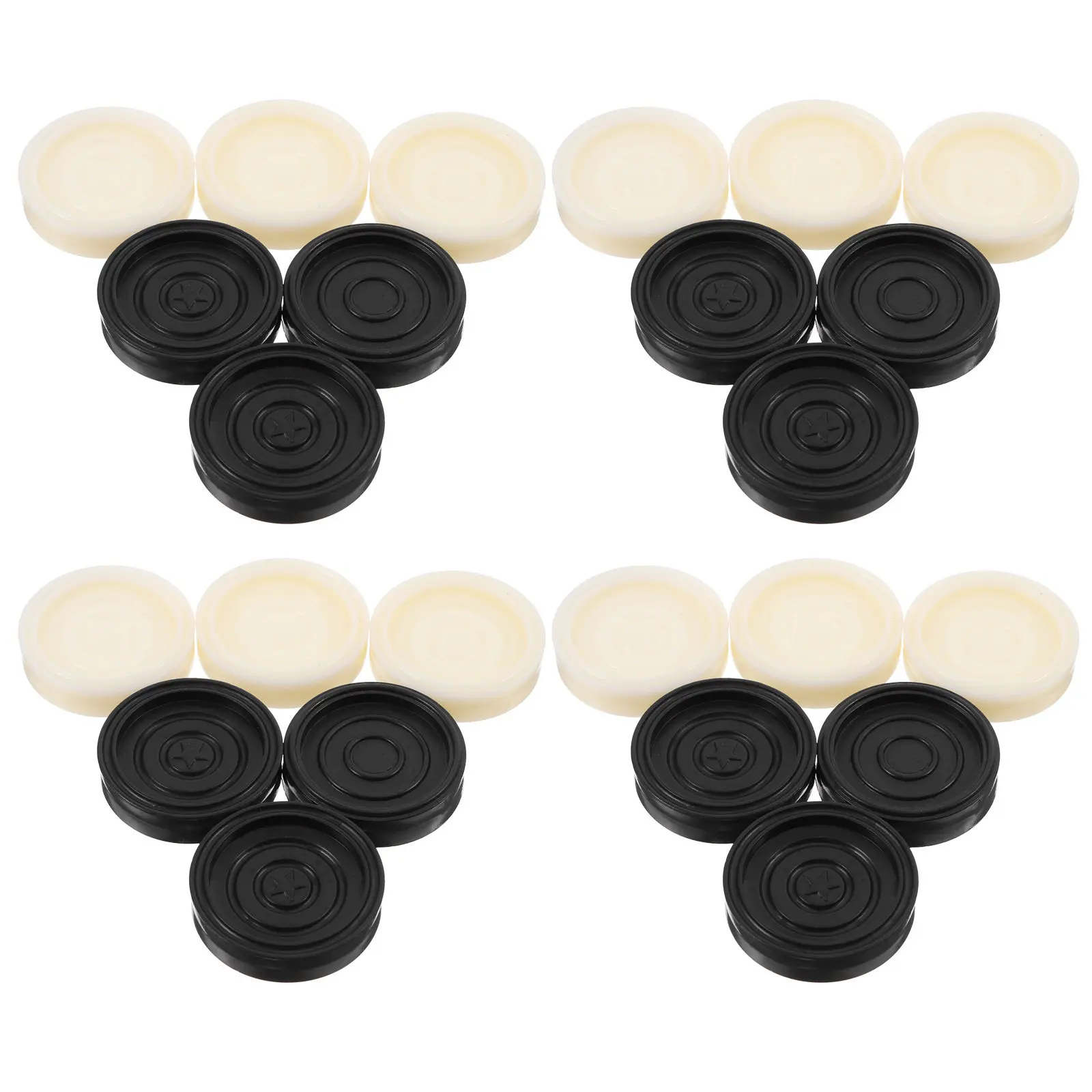 

24 шт. пластиковых фишек для шашек из АБС-пластика, точное изготовление, надежная работа, для шашек, нард, шахмат, настольных игр, улучшенная версия