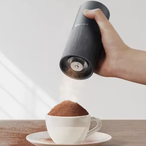

Y Hotsale Semi-automatic Mini Portable Espresso Coffee Grinder Usb Color Box 25 Stainless Steel 90 Grey ABS 1 Set Molino Cafe